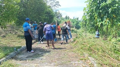 ASN, P3K, dan Honorer Lingkup PB Perdan Melakukan Kerja Bakti Pembersihan Pulau Mansinam. 