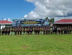 Pangdam Gabriel Lema Menutup Dikmata TNI AD Gel II (OV) Dan Otsus Sebanyak 460 Prajurit