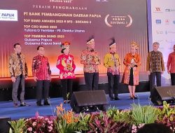 Bank Papua dan Gubernur Waterpauw Raih Penghargaan Tertinggi TOP BUMD Award 2023