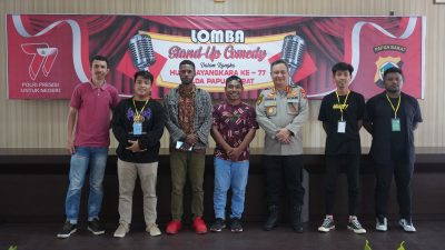 Menyongsong HUT Bhayangkara Ke -77, Polda Papua Barat Gelar Lomba Stand Up Comedy Kamtibmas, 