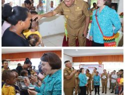 Percepat Turunkan Stunting di Mansel, Pj. Gubernur Waterpauw dan Ketua PKK Angkat 20 Anak Asuh