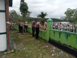 Menyongsong Hari Bhayangkara Polres Fakfak Revitalisasi Masjid Tua Wertuar Pattimburak Alyassin