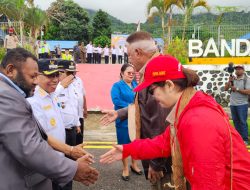 Gubernur Papua Barat Beserta Rombongan Melaksanakan Kunker Di Kabupaten Wondama