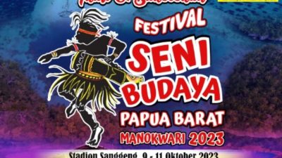 Besok Festival Seni Budaya VIII Papua Barat di Stadion Sanggeng