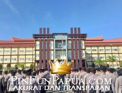 Polda Papua Barat Lakukan Apel Gelar Pasukan Operasi Lilin-2023 untuk Pengamanan Natal dan Tahun Baru