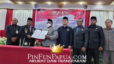 Usulan KUA-PPAS 2024 Sebesar Rp3,8 Triliun Diserahkan oleh Pemerintah Provinsi Papua Barat kepada DPRPB