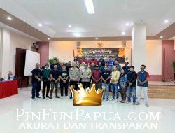 Kapolda Papua Barat Gelar Coffee Morning Bersama Awak Media