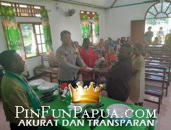 Giat Penyerahan Bantuan Dana Pembangunan Gereja Imanuel Mansaburi