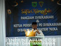 Kedekatan Pangdam Kasuari dengan Prajurit: Safari Ramadan dan Apresiasi di Yonif 761