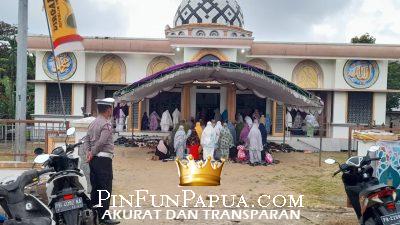 Pelaksanaan Sholat Idul Adha di Kaimana Berjalan Aman dan Kondusif