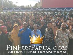 Dominggus Mandacan Melantik Tim Relawan Nusantara untuk Pemenangan Pilgub Papua Barat