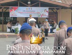 Polresta Manokwari Gelar Apel Operasi Patuh Mansinam 2024