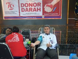 Kemenkumham Papua Barat Gelar Donor Darah Sambut Hari Pengayoman Ke-79