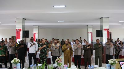 Polda Papua Barat Gelar Rapat Koordinasi Lintas Sektoral untuk Pengamanan Pilkada 2024