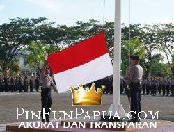 Polda Papua Barat Gelar Upacara Pengibaran Bendera Memperingati HUT ke-79 RI
