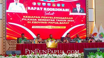 Rapat Koordinasi Persiapan Pilkada Serentak 2024 di Papua Barat