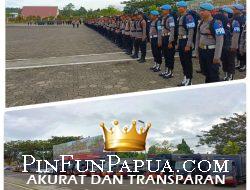 Polda Papua Barat Gelar Apel Pasukan Operasi Mantap Praja Mansinam II Tahun 2024-2025