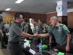 Kodam XVIII/Kasuari Terima Kunjungan Tim Sosialisasi Peninjauan Implementasi Doktrin TNI AD TA 2024