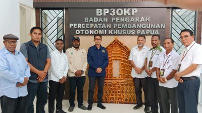 Pemerintah Dorong Percepatan Pembangunan Papua, BP3OKP Gandeng PWI Papua Barat