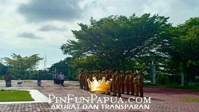 Penjabat Gubernur Papua Barat Pimpin Apel Perdana 2025, Tegaskan Pentingnya Evaluasi dan Kinerja ASN