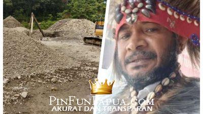Sekretaris DAP Wilayah III Doberay Desak PT. 3M Nursiam Bayar Material Pekerjaan Jalan 21 Km di Wondama