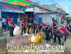 Aliansi Ormas dan Polda Papua Barat Gelar Kerja Bakti Sambut Ramadhan