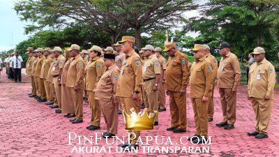 Gubernur Papua Barat Pimpin Apel Perdana dan Tekankan Disiplin ASN