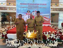 Gubernur dan Wakil Gubernur Papua Barat Gelar Ibadah Syukur Awal Masa Jabatan 2025-2030