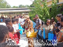 Bupati Teluk Bintuni Resmikan Program Makan Bergizi Gratis untuk Anak Sekolah