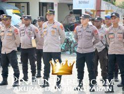 Polres Fakfak Amankan Aksi Damai Aliansi Honorer Non Database di Depan Kantor DPRD Fakfak