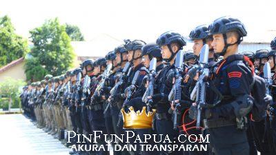 Polri Gelar Apel Pasukan Operasi Alpha Bravo Moskona 2025, Tegaskan Komitmen Kemanusiaan di Papua Barat
