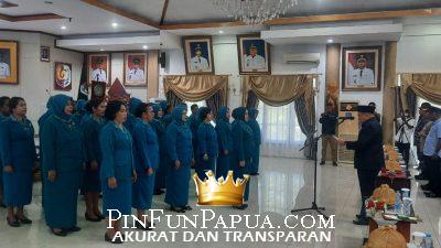 Bupati Fakfak Resmi Kukuhkan Pengurus PKK 2025–2030, Dorong Sinergi Demi Kesejahteraan Masyarakat