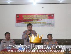 Polisi dan Masyarakat Fakfak Perkuat Sinergi Lewat Tatap Muka FKPM