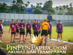 Perkuat Kepemimpinan dan Kesiapan Fisik, Perwira Korem 182/JO Jalani Uji Garjas Serentak di Fakfak