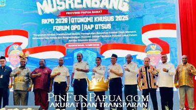 Gubernur Mandacan Tekankan Tujuh Prioritas Pembangunan Papua Barat dalam Musrenbang RKPD 2026