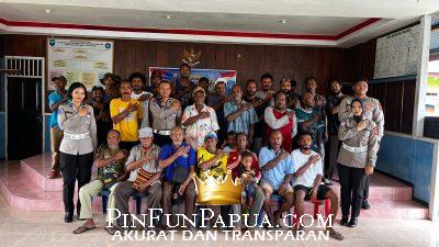 Ditlantas Polda Papua Barat Sosialisasikan Tertib Lalu Lintas di Kampung Wamesa