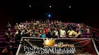 Polda Papua Barat Gelar Nonton Bareng Film “Sayap Sayap Patah 2” Bersama Organisasi Masyarakat di Manokwari
