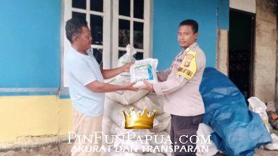 Polsek Bomberay dan PT Rimbun Sawit Papua Salurkan Bantuan Pupuk untuk Perkuat Ketahanan Pangan di Fakfak