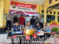 Polres Kaimana Amankan Lima Pelaku Penambangan Emas Tanpa Izin di Teluk Etna