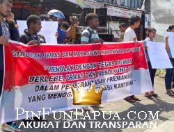 Gabungan Ormas dan Mahasiswa di Manokwari Tolak Premanisme Berkedok Ormas, Dukung Polri Tegakkan Kamtibmas