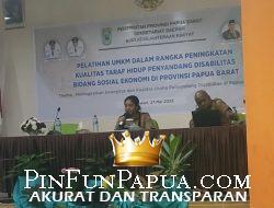 Pemprov Papua Barat Gelar Pelatihan UMKM untuk Peningkatan Kesejahteraan Penyandang Disabilitas