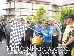 Semarak Jalan Santai Polda Papua Barat Sambut Hari Bhayangkara ke-79