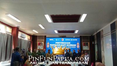 Pemerintah Fakfak Apresiasi PT Pupuk Kaltim atas Bantuan 14 Ekor Sapi Kurban untuk Iduladha 1446 H