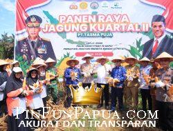 Kapolres Kampar Dukung Ketahanan Pangan Nasional Lewat Panen Raya Jagung