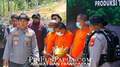 Polda Riau Ungkap Perambahan Hutan Lindung di Kampar, Empat Tersangka Diamankan