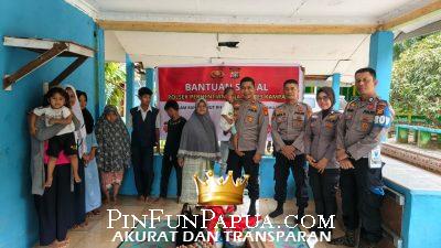 Jelang HUT Bhayangkara ke-79, Polsek Perhentian Raja Gelar Bakti Sosial di Panti Asuhan Aulia Al Ikhlas