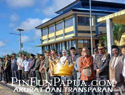 Kapolda Papua Barat Hadiri Penjemputan Menteri ESDM di Bandara Stenkol, Teluk Bintuni