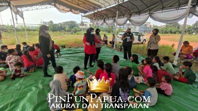 Polda Metro Jaya Gelar Trauma Healing untuk Anak Korban Kebakaran di Penjaringan