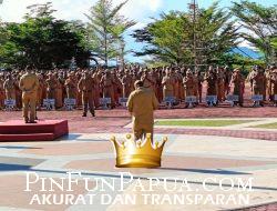 Gubernur Papua Barat Pimpin Apel Gabungan, Tekankan Disiplin ASN dan Pelaksanaan Absensi