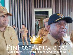 Gubernur Papua Barat Soroti Kebersihan dan Fasilitas Kantor Gubernur, Jangan Biarkan Kantor Pemerintahan Seperti Hutan.
